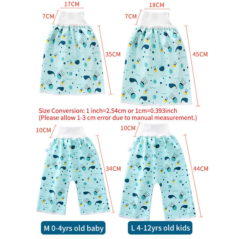 Infant Leak Proof Urine Traiing Baby Diaper Waterproof Cotton Diaper Pants for Baby Breathable Training Pants Toddler Nappy - Eleven Express