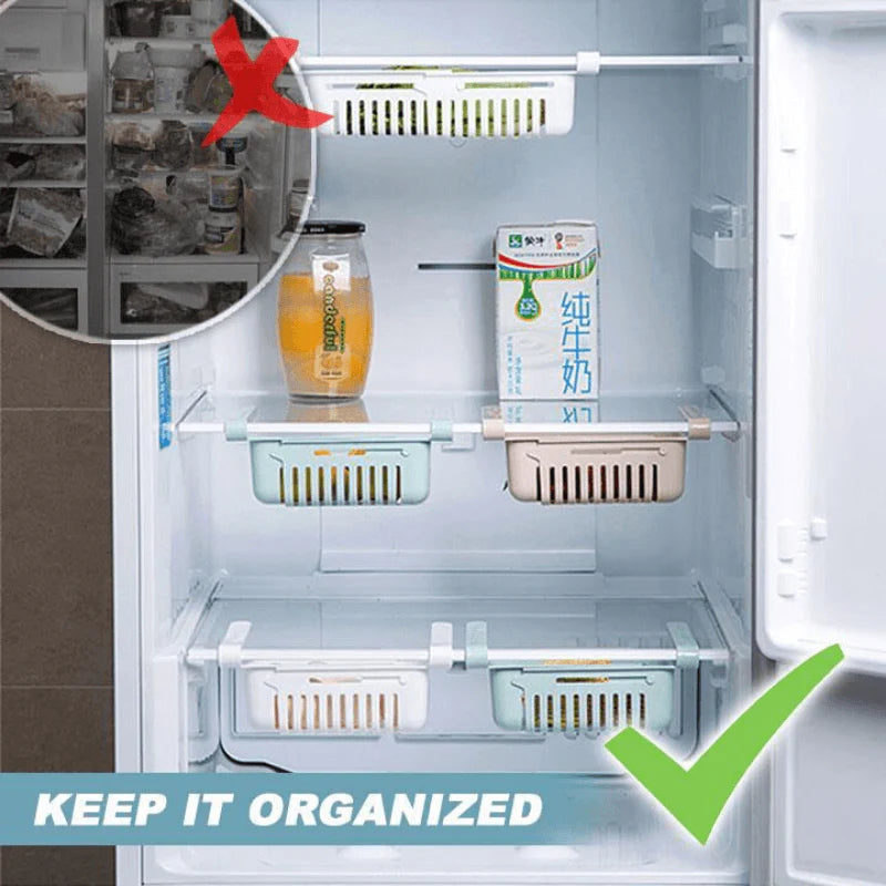 Adjustable Fridge Storage Basket - Eleven Express