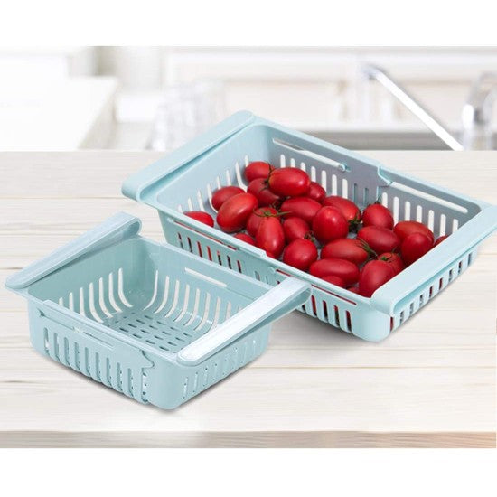 Adjustable Fridge Storage Basket - Eleven Express