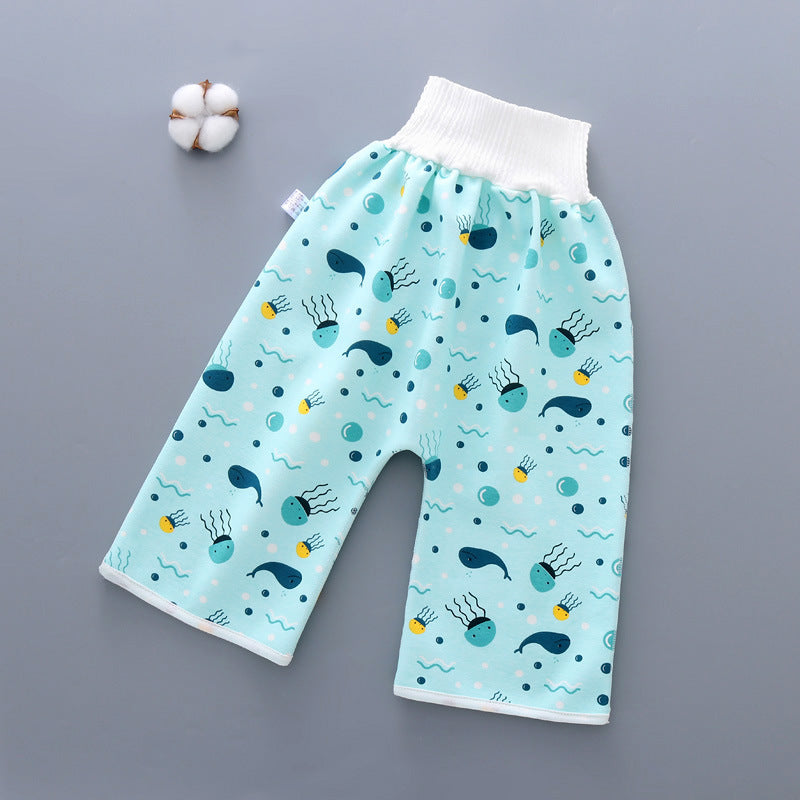 Infant Leak Proof Urine Traiing Baby Diaper Waterproof Cotton Diaper Pants for Baby Breathable Training Pants Toddler Nappy - Eleven Express