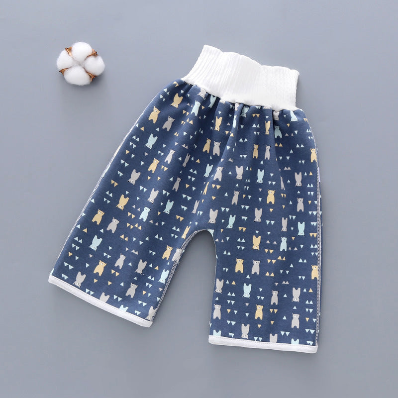 Infant Leak Proof Urine Traiing Baby Diaper Waterproof Cotton Diaper Pants for Baby Breathable Training Pants Toddler Nappy - Eleven Express