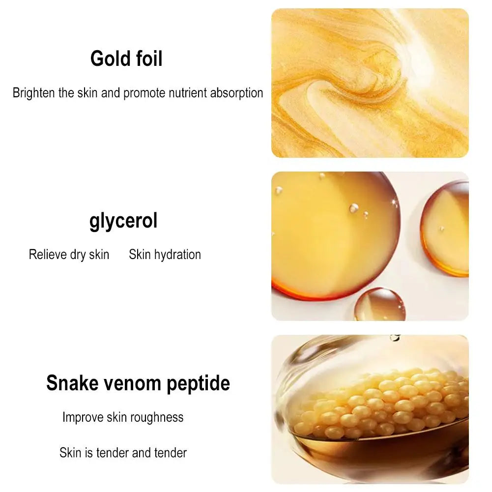 Retinol Gold Facial Mask Tear Off Mud Film Moisturizing Skin Care 100g - Eleven Express