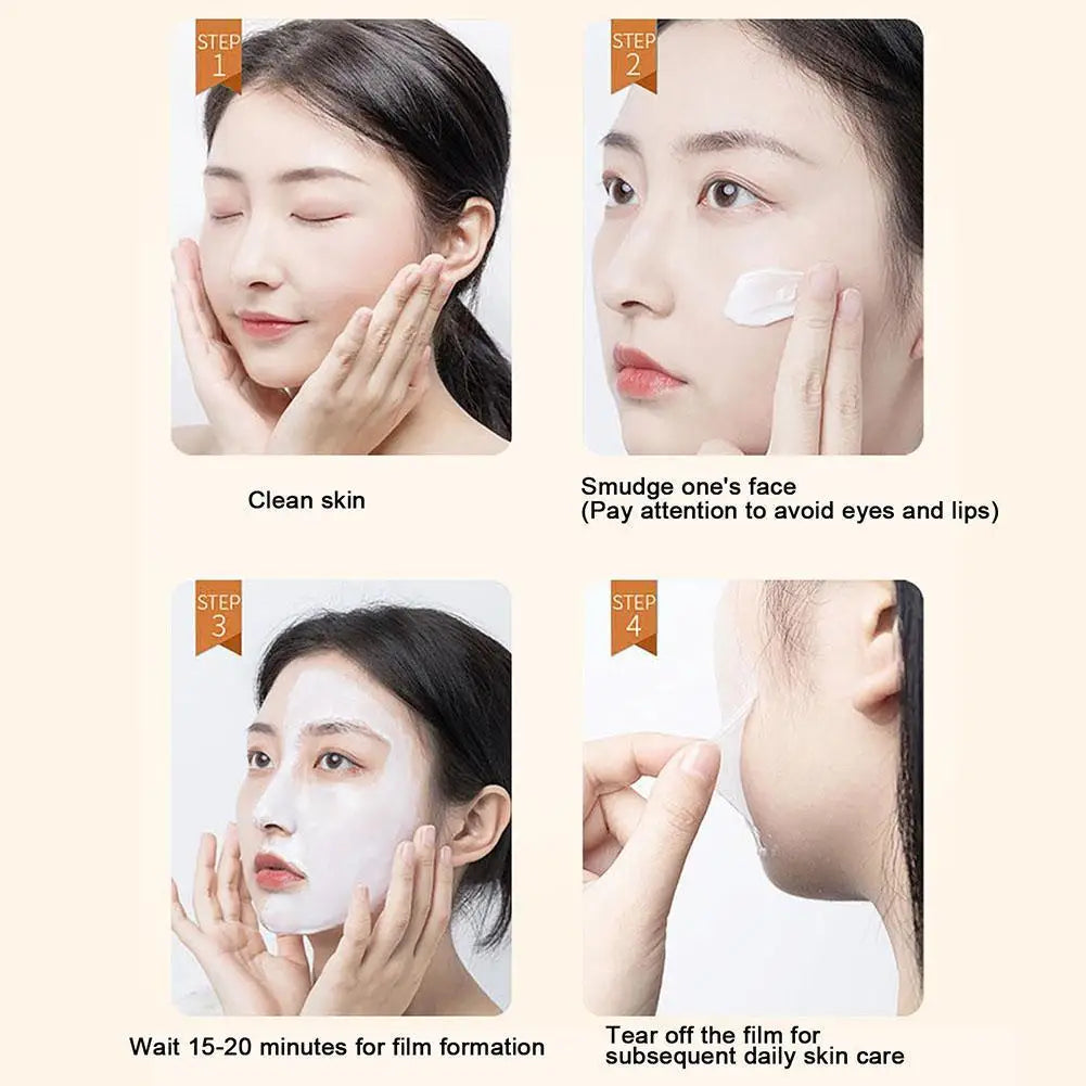 Retinol Gold Facial Mask Tear Off Mud Film Moisturizing Skin Care 100g - Eleven Express