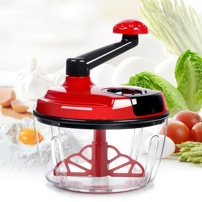 Hand Food Chopper, Vegetable Quick Chopper Manual Food Processor - Eleven Express