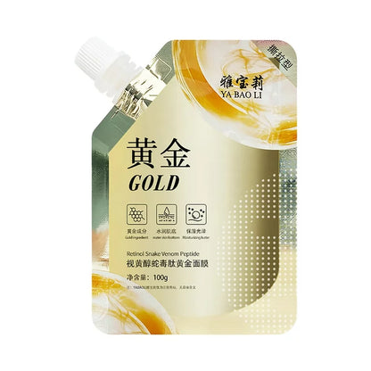 Retinol Gold Facial Mask Tear Off Mud Film Moisturizing Skin Care 100g - Eleven Express