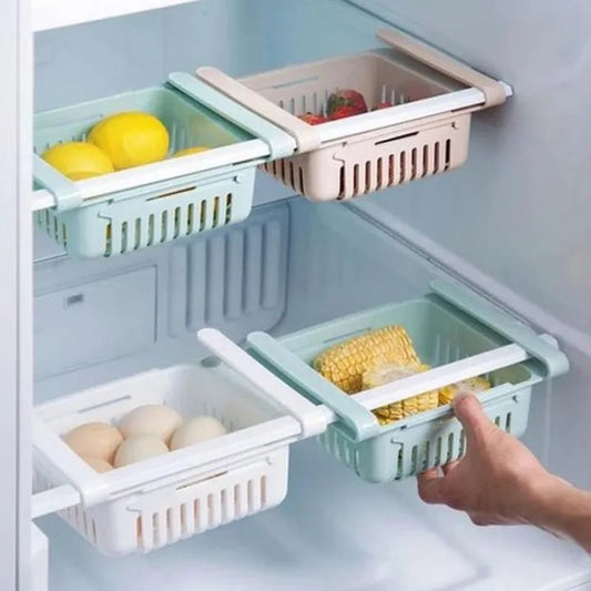 Adjustable Fridge Storage Basket - Eleven Express