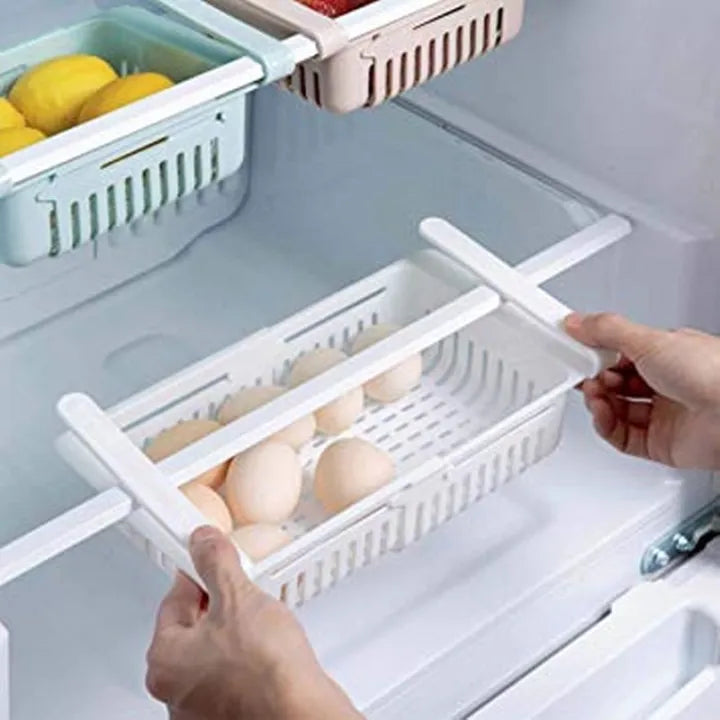 Adjustable Fridge Storage Basket - Eleven Express