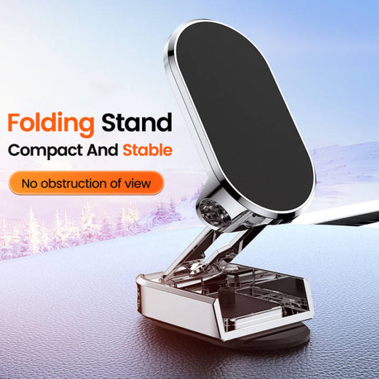 🔥 Alloy Folding Magnetic Car Phone Holder - Eleven Express