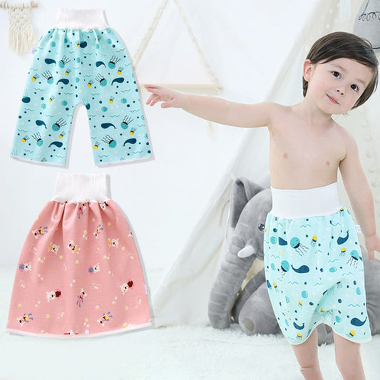 Infant Leak Proof Urine Traiing Baby Diaper Waterproof Cotton Diaper Pants for Baby Breathable Training Pants Toddler Nappy - Eleven Express