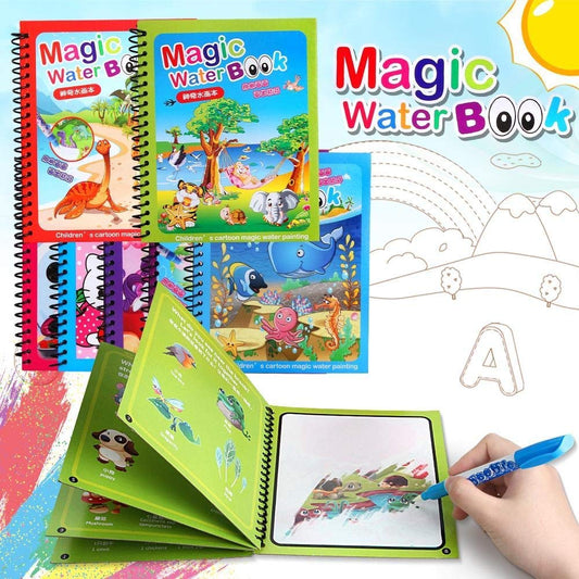 REUSABLE WATER MAGIC PAINTING BOOK (FREE MAGICAL PENS) - Eleven Express